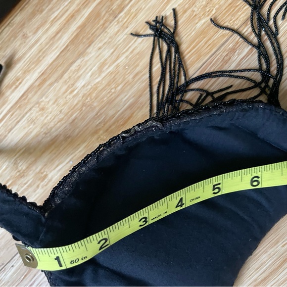 Black with brown accents shimmery belly dance costume. - Picture 6 of 15